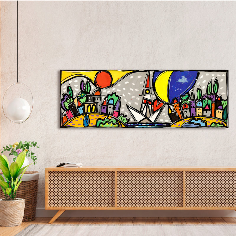 4WA7433 Wrapped Canvas Print, 35cm H x 100cm W