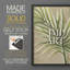 Impression sur toile de jute Palm Frond II - bois massif-1125738989-1125738990