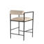 Barbana Upholstered Stool with Metal Frame-1340407303