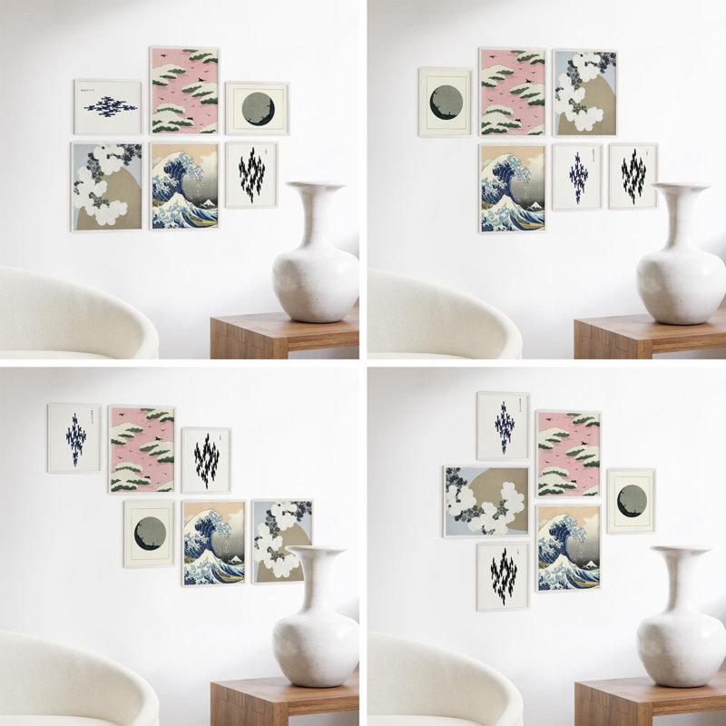 Cadres photos pour mur de galerie, Blanc