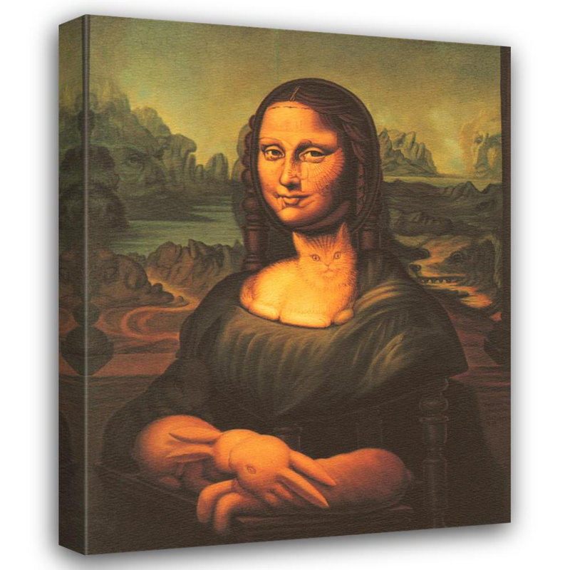 Chaise Mona Lisa, H 24 po x l 19 po