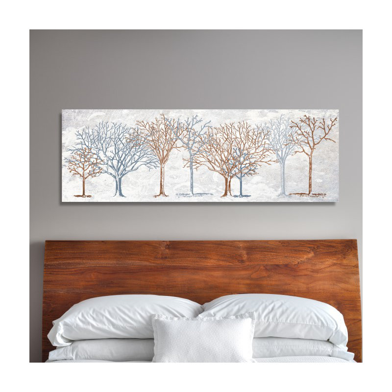 Paysage, impression sur toile tendue, H 16 po x l 36 po x P 1,5 po