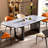 Rectangular Marble & Sintered Stone Dining Table-842470267
