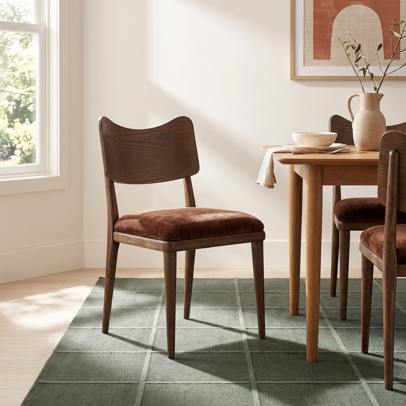 Haus Oak Dining Chair, Brown