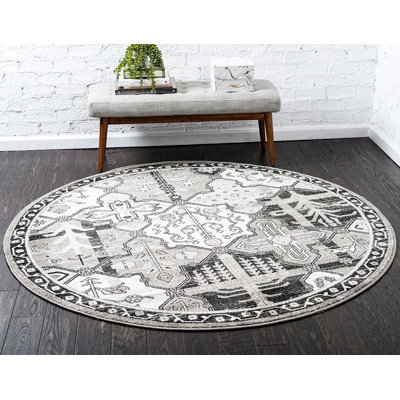 Tapis à motif oriental gris Soledad