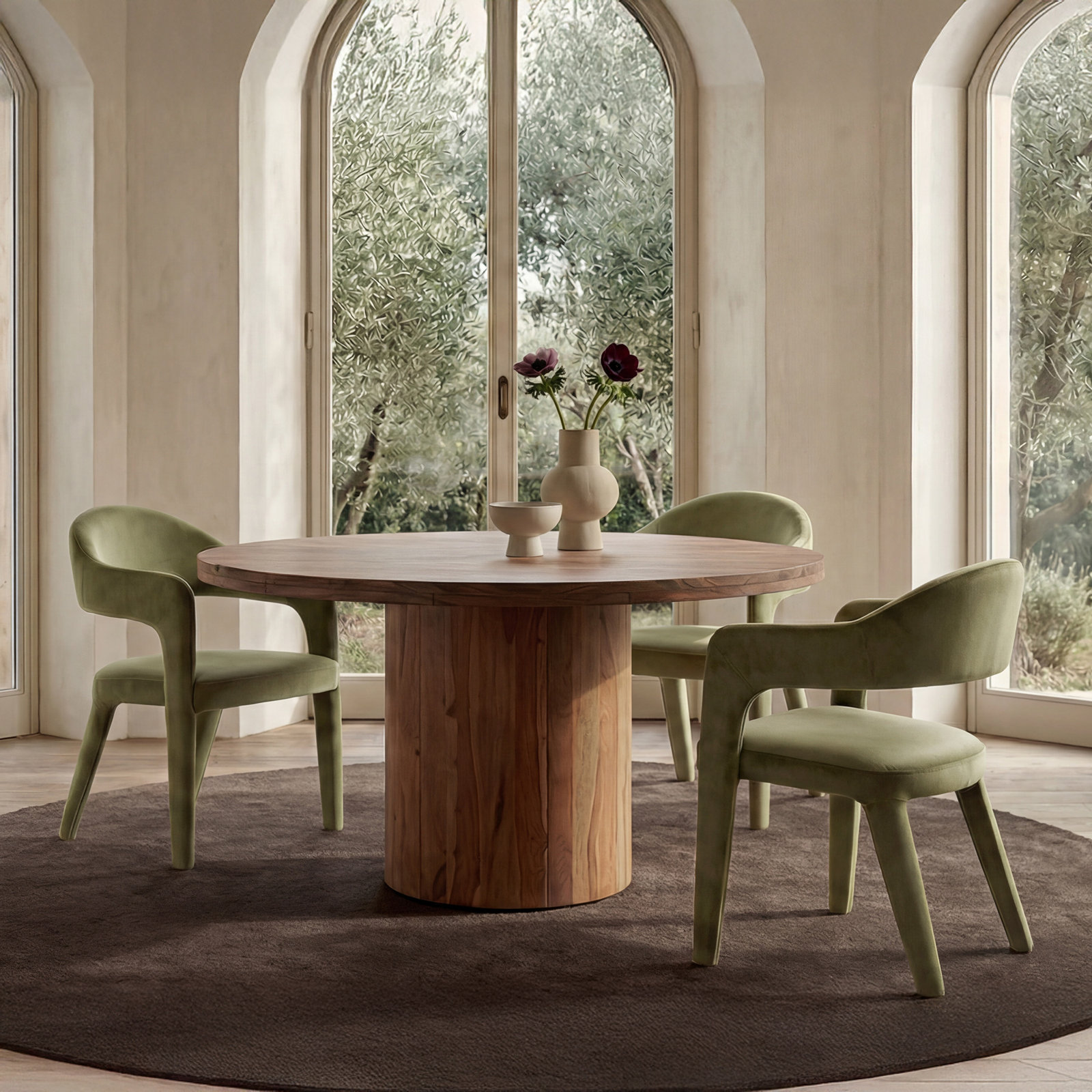 Cathline Side Chair, Green