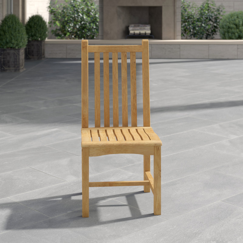 Classic Outdoor Teak Dining Side Chair