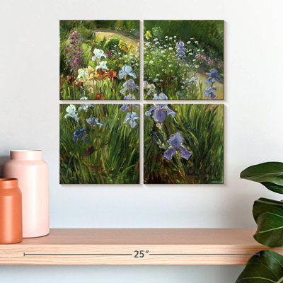 Haris iris et marguerites Oxeye
