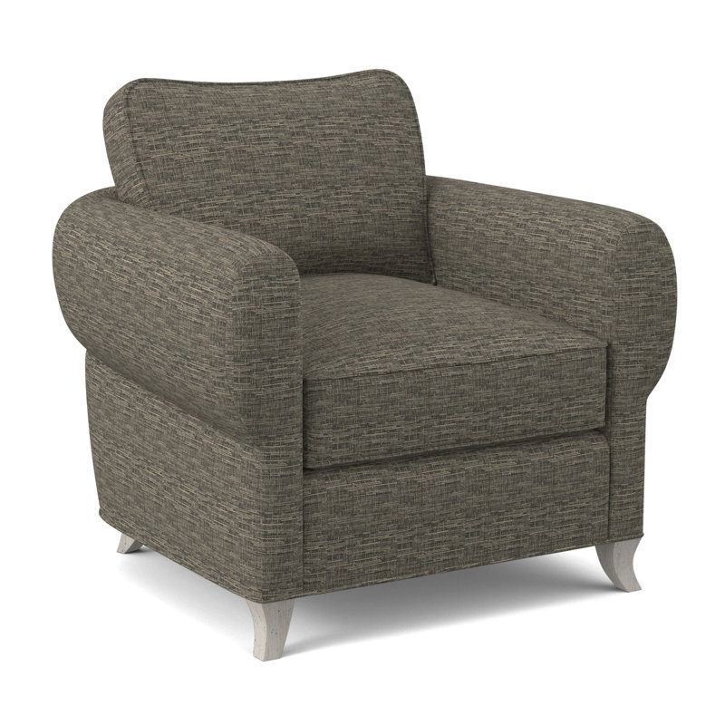 Cocoon Sunbrella® Boucle Armchair, Edworth Ocean Viscose, Bisque