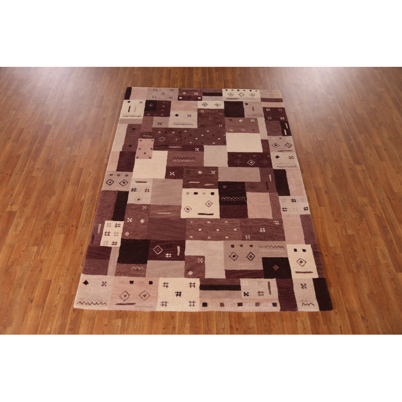 Tapis indien géométrique moderne