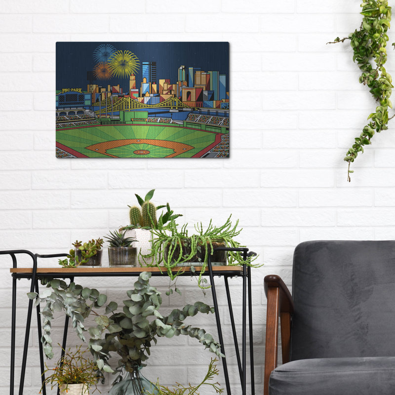 «PNC Park Fireworks Pittsburgh» par Ron Magnes, H 12 po x l 16 po