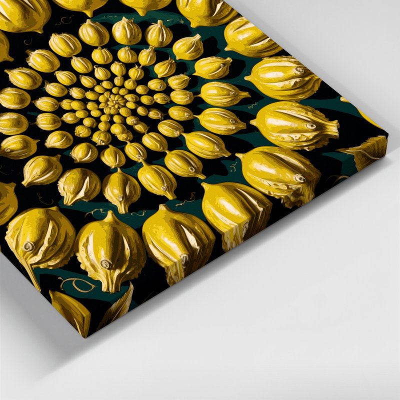 Fruit Buddhas Hand Citron Green Canvas Wall Art, 12" H x 18" W