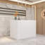 Bureau de réception en L en bois-550302685