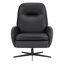 Fauteuil inclinable pivotant en cuir véritable de 32 po Danva-101479847