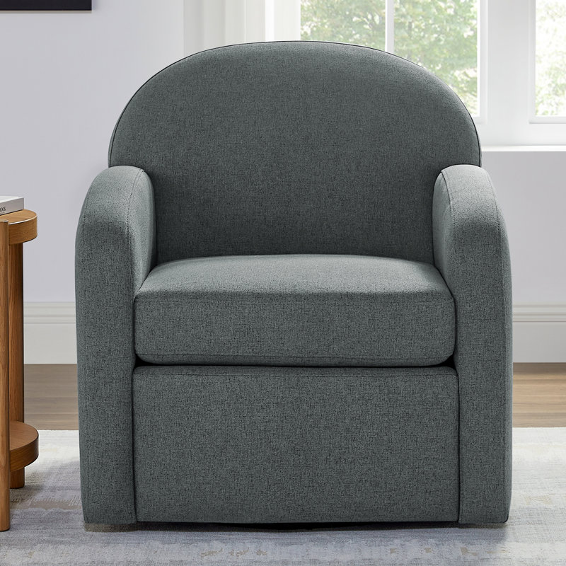 Fauteuil pivotant rembourré, fauteuil simple, fauteuil d'appoint pour la maison, fauteuil simple pour chambre à coucher, salon