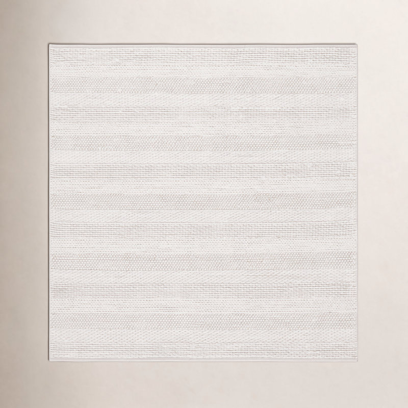 Tapis ivoire Daisy Natura, Carré 6 pi