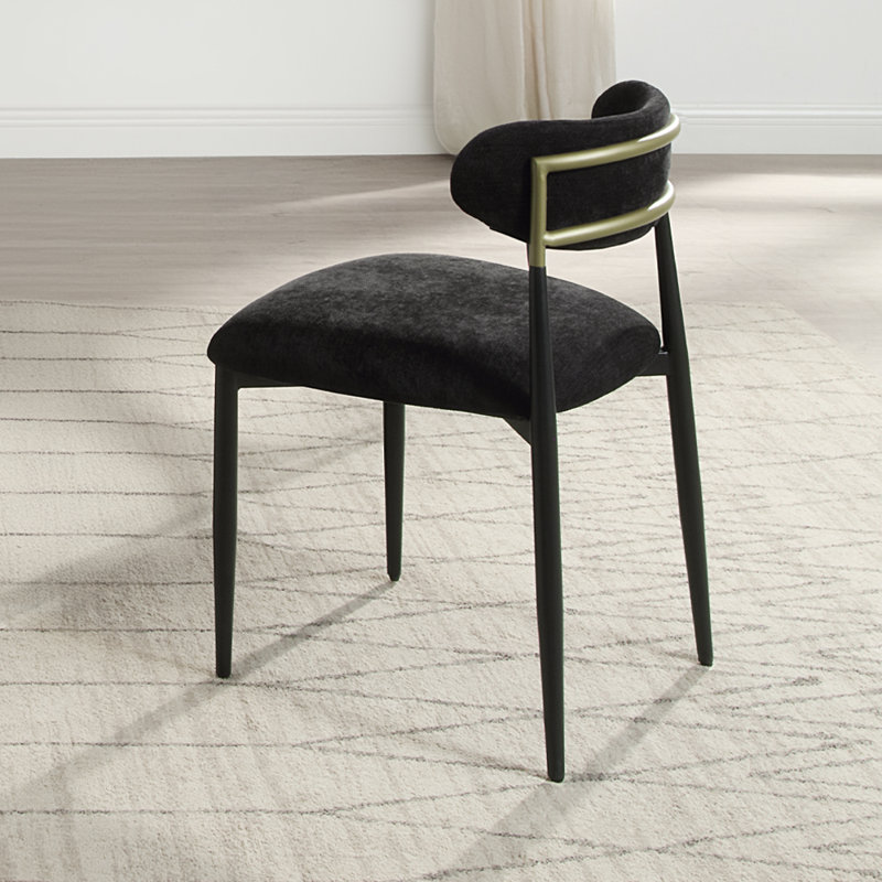 Cavender Side Chair (Set-2), Black