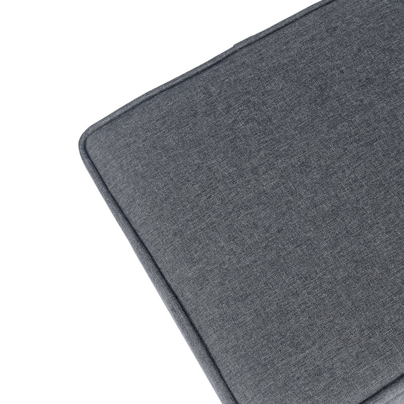 Repose-pieds avec rangement Felixstowe, Gris foncé
