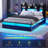 Bed Frame With Storage Headboard No Box Spring Needed-144257105