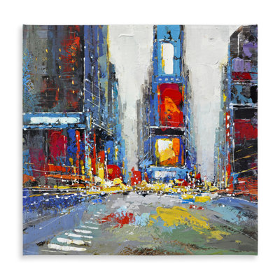 Colorful Buildings Tablecloth - Indoor/Outdoor Home Decor