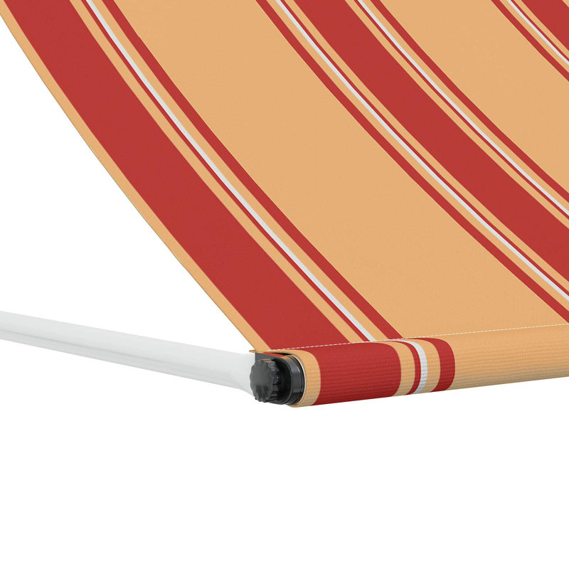 VidaXL Polyester Cover Retractable Patio Awning, 400cm W x 150cm D