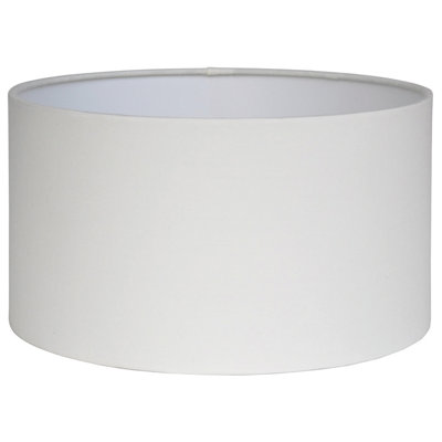 Loranger Drum Cotton Lamp Shade ( Clip On ) in Cream
