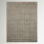 Tapis gris anthracite en laine tissé à la main et à plat-2062157133
