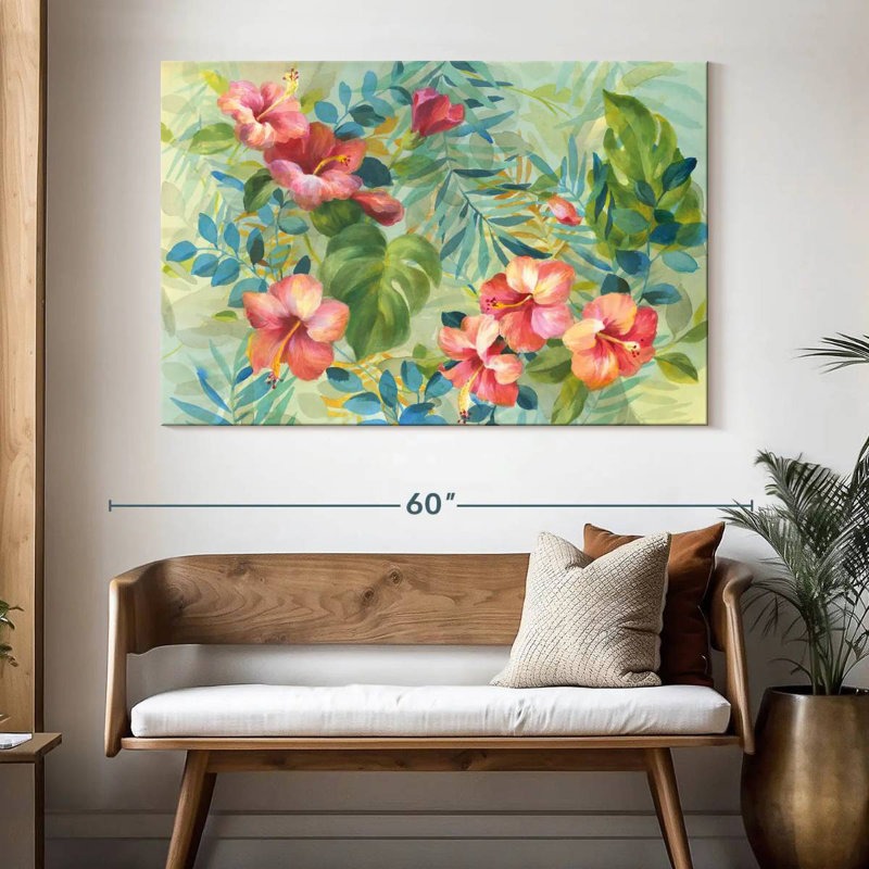 Jardin d'hibiscus Harnek, H 34 po x l 51 po