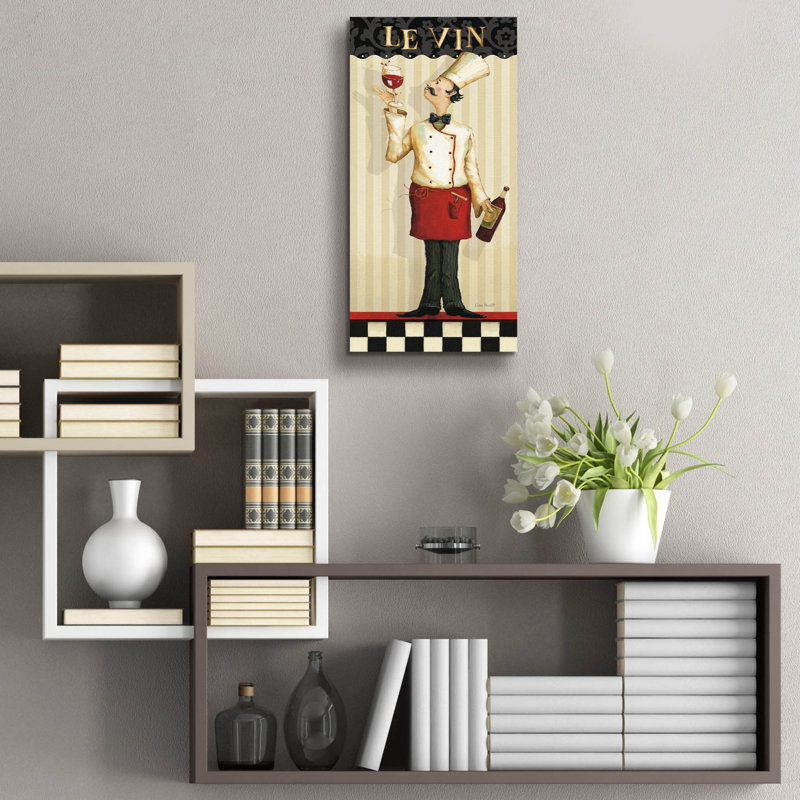 «Chefs Masteriece I Left» par Lisa Audit, art mural en verre acrylique, 12 po x 24 po, H 24 po x l 12 po