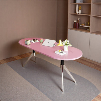 Modern Creative Design Oval-shaped Practical Desk