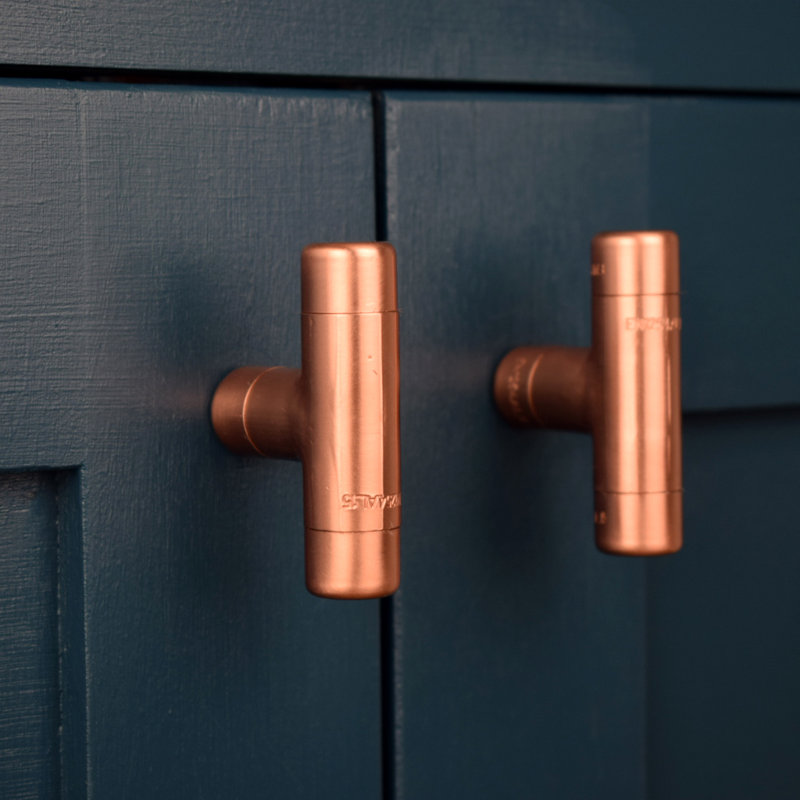 Copper Knob T-Shaped