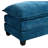 Cloud Sofa Ottoman only, Modern Sectional Couch, for Living Room Bedroom and Apartment, Comfy Double Layer Upholstered Seat Cushion, Breathable Chenille Fabric-1014804276