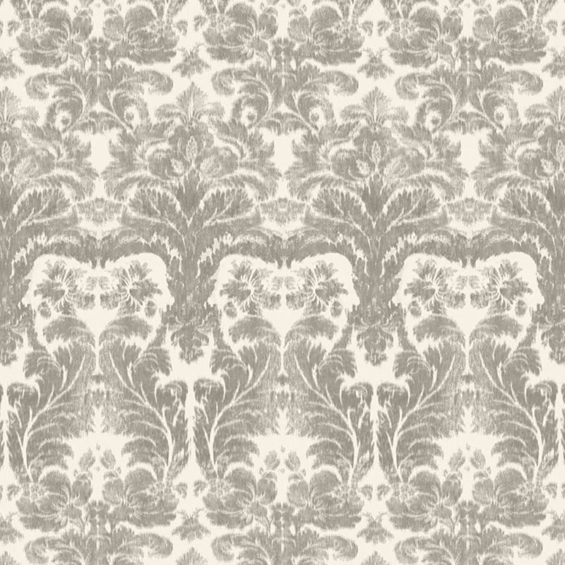 Aurora Damask Fabric, Linen