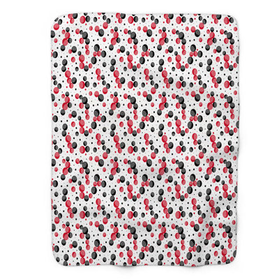 Cramoisi noir - couverture Sherpa 1 pièce de qualité supérieure 0145
