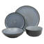 Service de table 16 pièces Gibson Elite Tribeca Loft - Rustique moderne - Service pour 4 -113664502