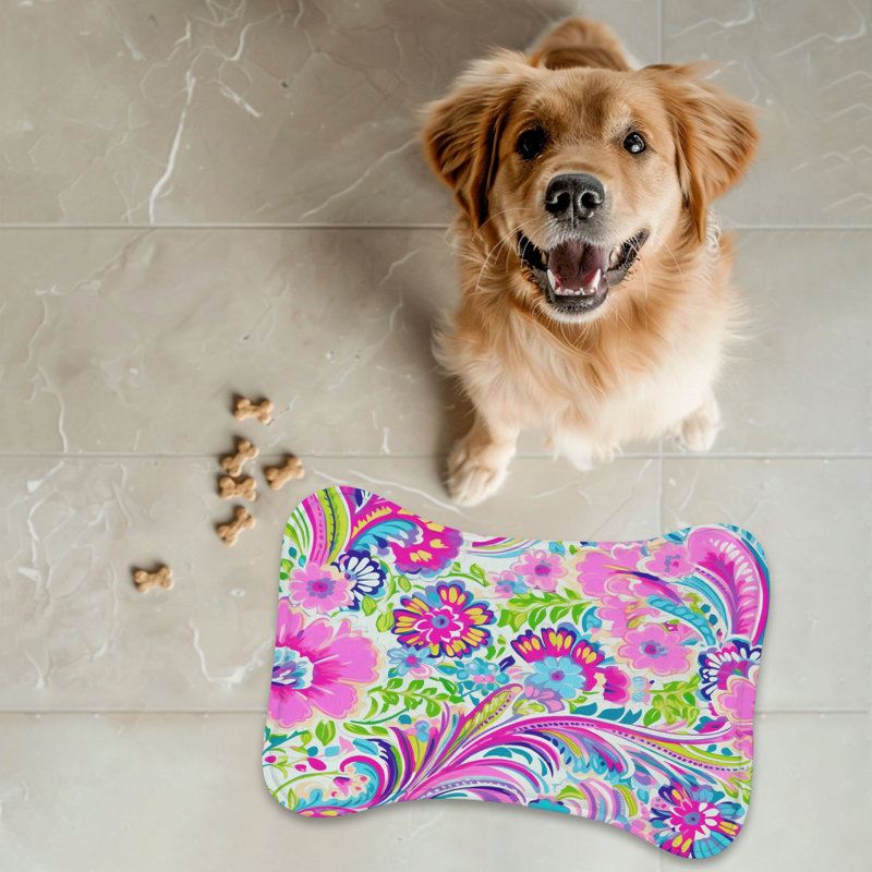 Tapis floral 1 pièce