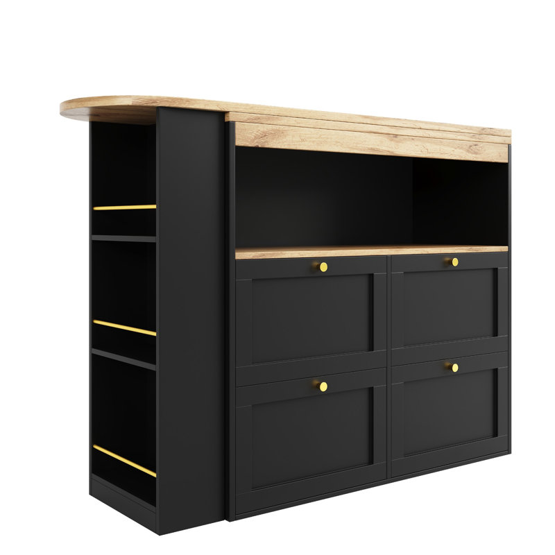 105cm Sideboard with Bar Hutch