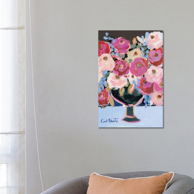 Bloom Through the Dark 1 Piece Wrapped Canvas Painting