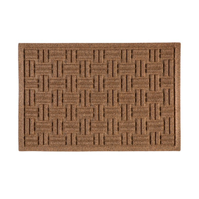 Kaylei Non-Slip Geometric Outdoor Doormat