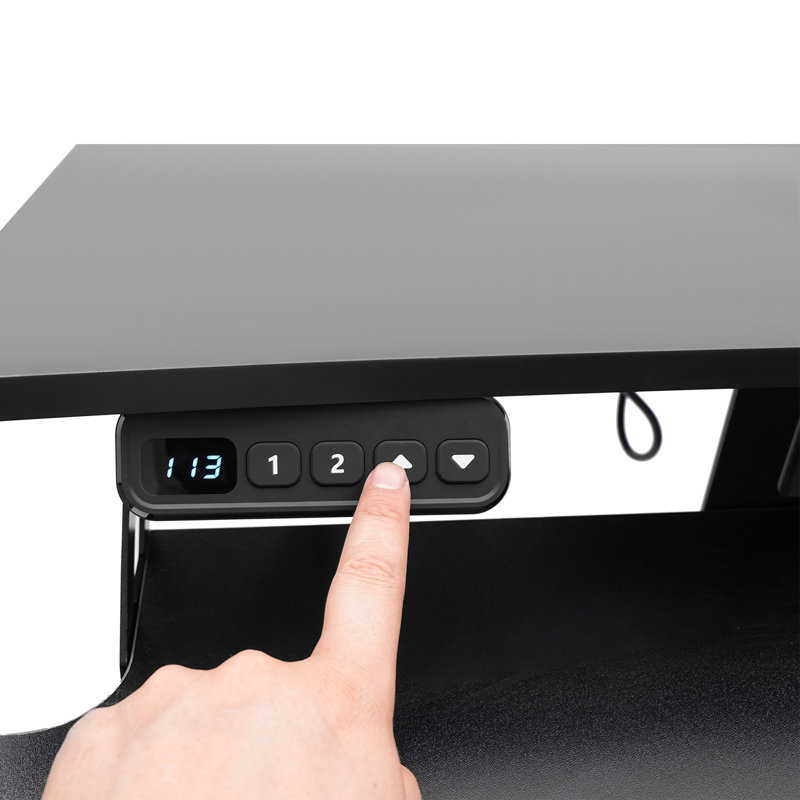 Inbox Zero Merrlyn 31'' W Height Adjustable Rectangle Standing Desk ...