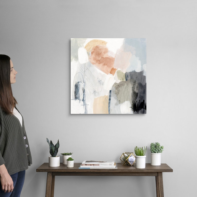 Singe I par Victoria Barnes - reproduction d'art sur toile, Toile tendue, H 24 po x l 24 po x P 1,25 po