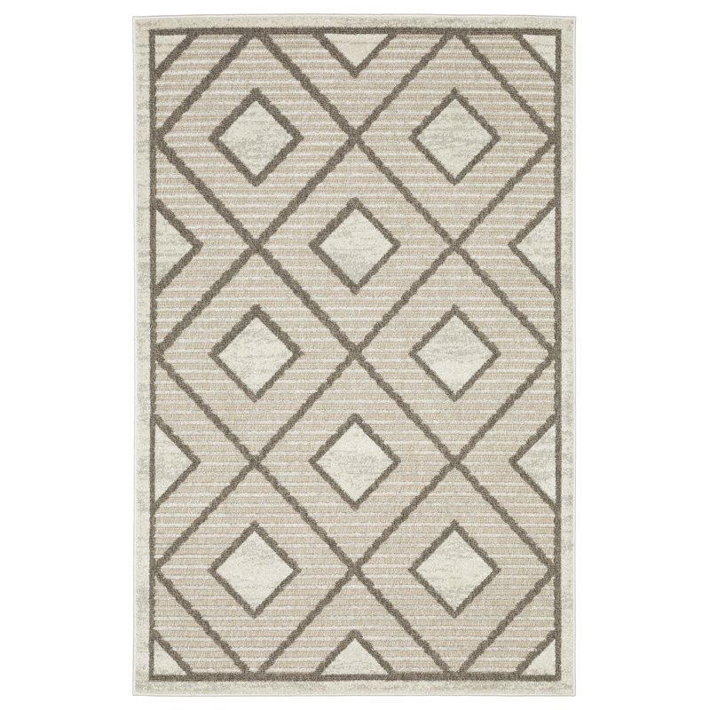 Tomiris Geometric Indoor Rug, Rectangle 6'7" x 9'6"