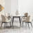 33.5'' To 51.2'' Extendable Sintered Stone Material Round White Dining Table