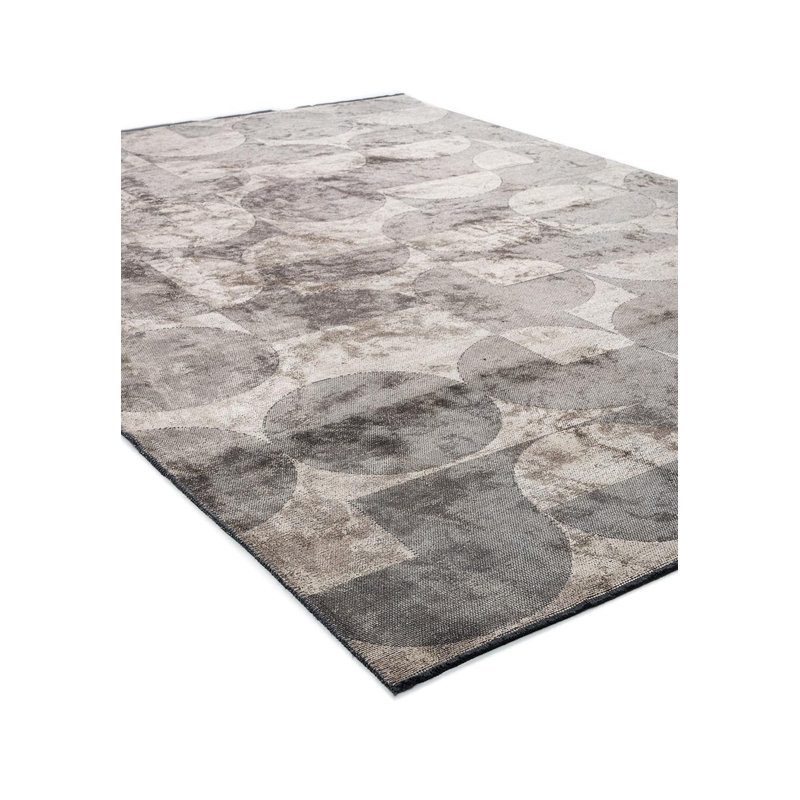 Modern Abstract Polka Dots Rug, Rectangle 9'10" x 14'