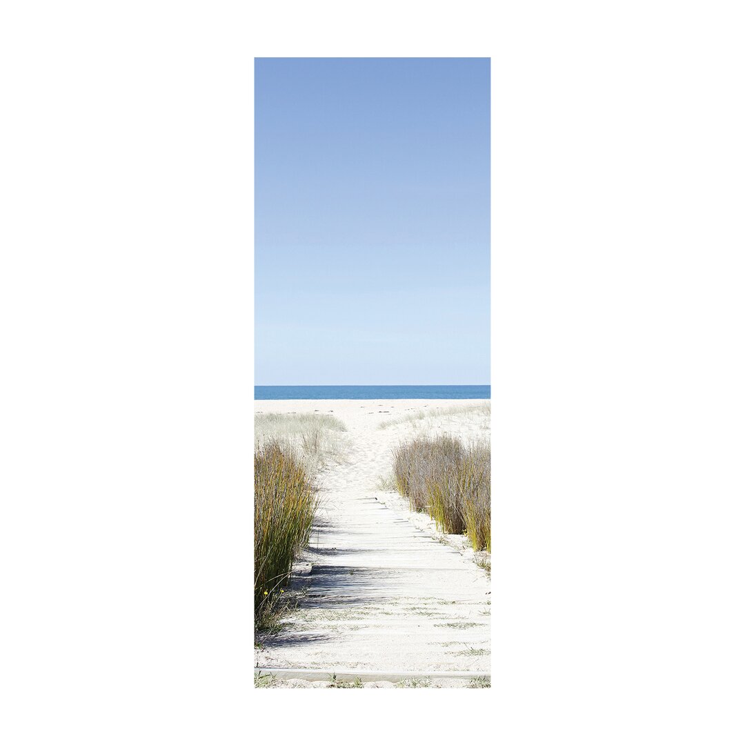 Glasbild Landschaft Nordsee - Strand