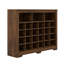Armoire à chaussures moderne à 24 casiers avec base incurvée Sleek Design-1709850018