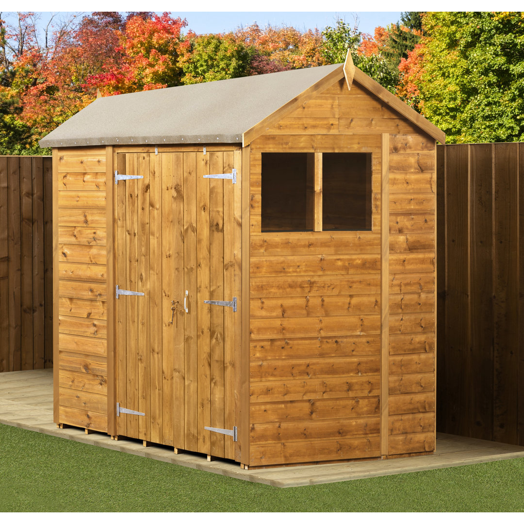 Empire Sheds 10 x 5ft Side Panel Door Garden Shed - Tongue and Groove Shiplap Timber - Green - Image 3