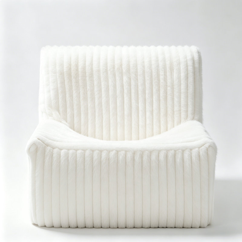 Compressed Lazy Sofa Chair – Ultra Compact Package, Fluffy After 48h Expansion, Ideal for Small Spaces, Dorms, Apartments – No Assembly Needed