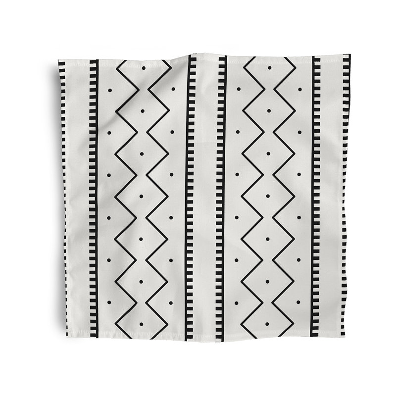 Beckey Mudcloth Napkins, Ivory