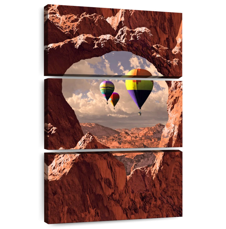 Mehar Southwest Hot Air Balloons, 74" H x 48" W